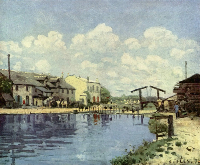 Saint-Martin Kanalı - Alfred Sisley