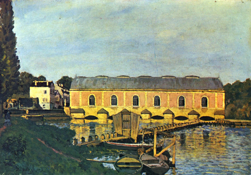 Marly Makinesi - Alfred Sisley