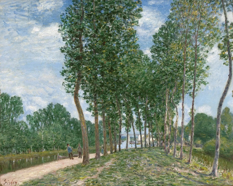 Moret'te Loing Kenarı - Alfred Sisley