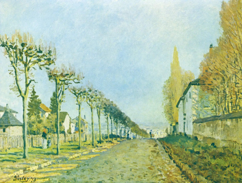Makine Yolu, Louveciennes - Alfred Sisley