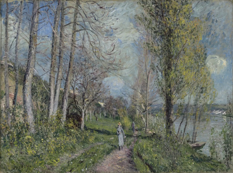 Seine Nehri Kenarında - Alfred Sisley