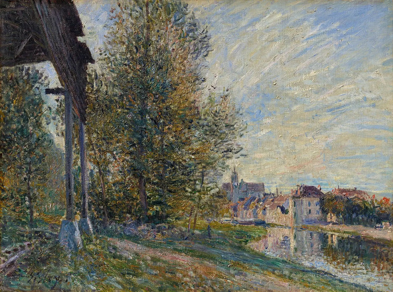 Moret-sur-Loing Yakınlarında - Alfred Sisley