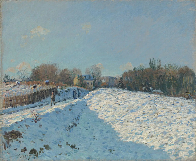 Louveciennes'de Kar Etkisi - Alfred Sisley