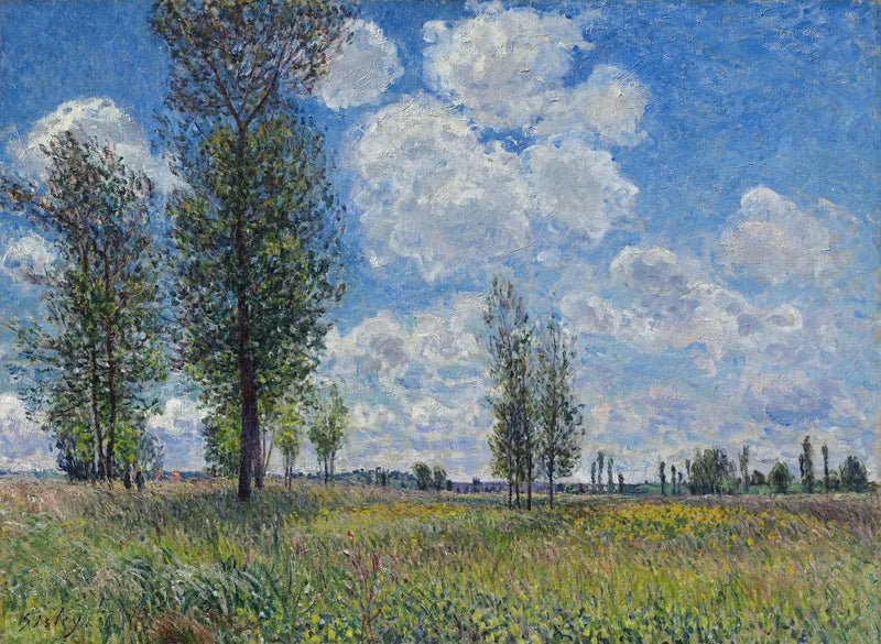 Veneux-Nadon Ovası - Alfred Sisley