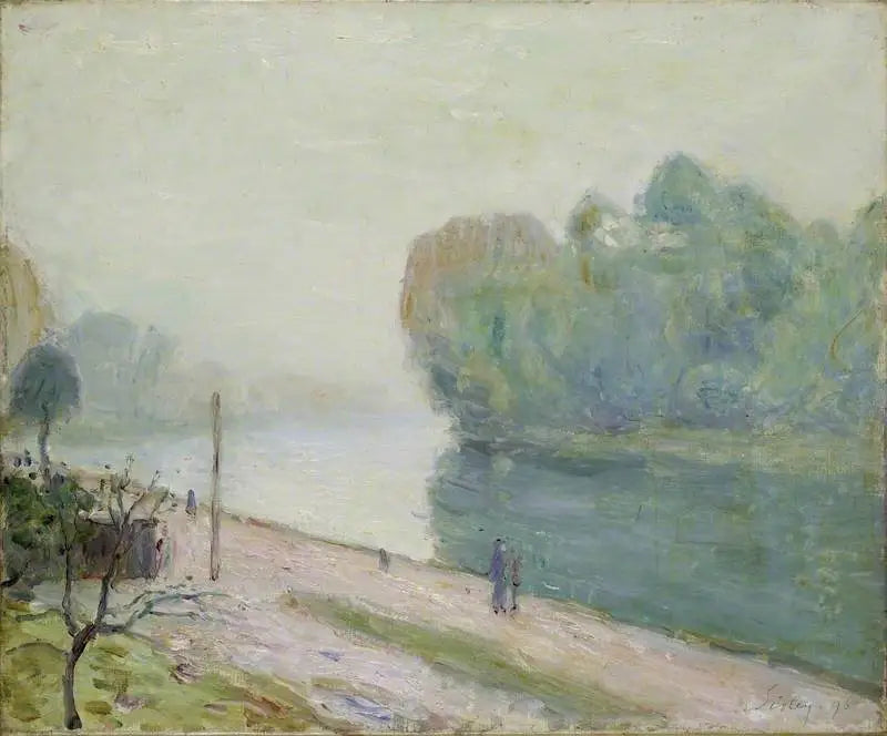 Loing Nehri'nin Bir Kıvrımı - Alfred Sisley