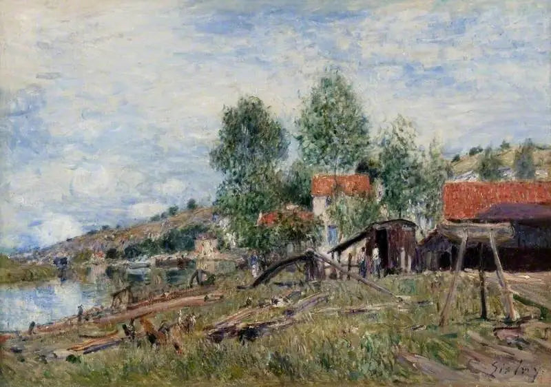 Saint-Mammès Tersanesi - Alfred Sisley