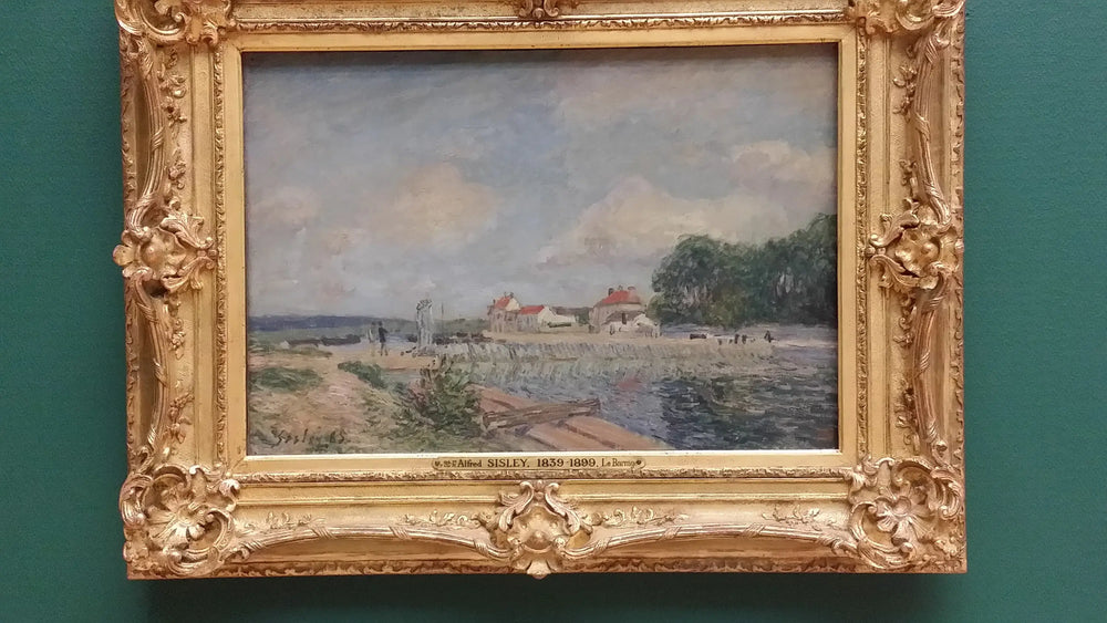 Reproduction du tableau « le Barrage - Alfred Sisley » par Alpha Reproduction en peinture à l’huile