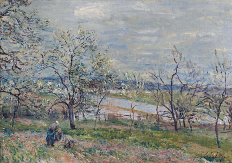 Veneux-Nadon'da Bahar - Alfred Sisley