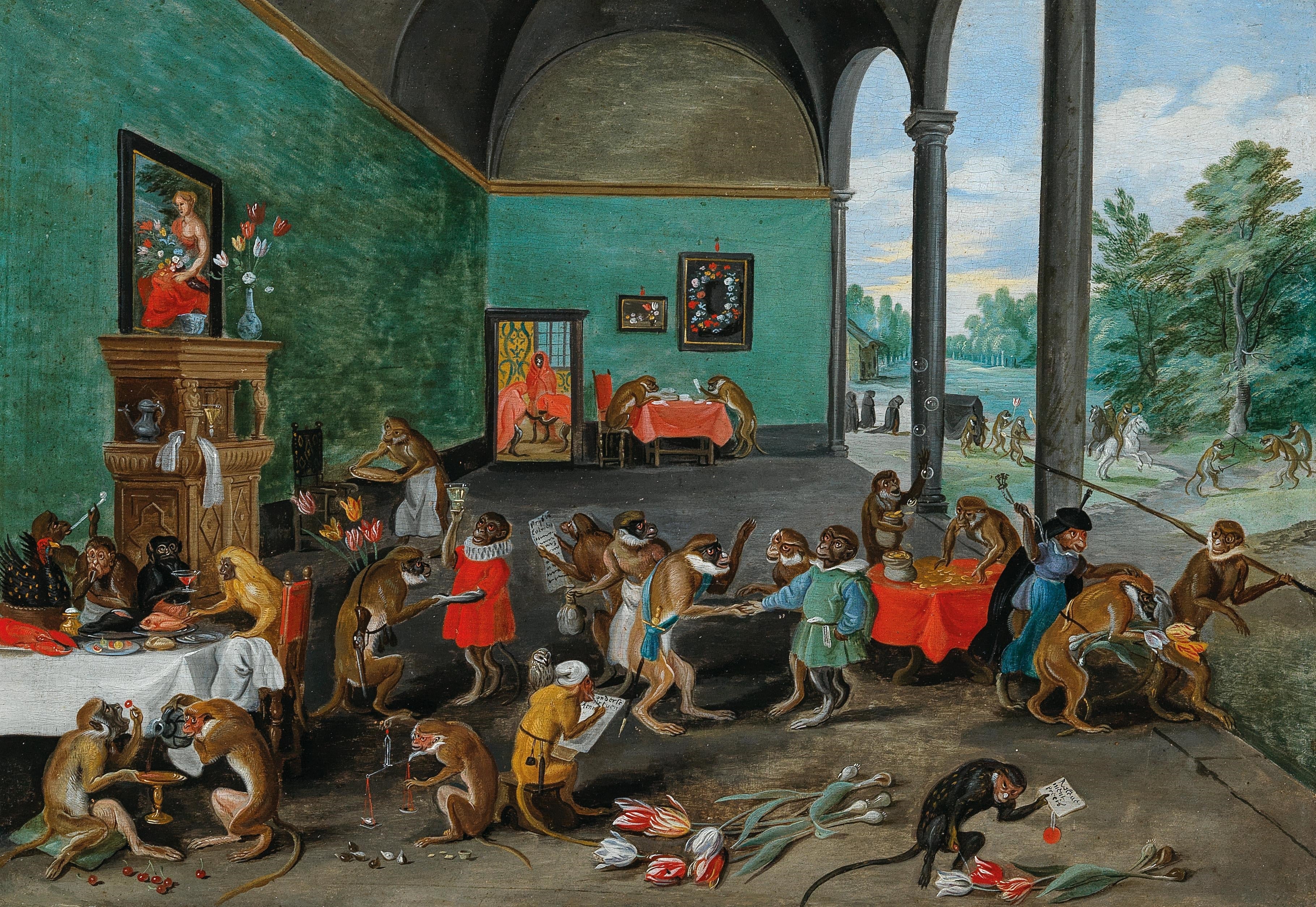 Allégorie de la tulipomanie - Jan Brueghel le Jeune