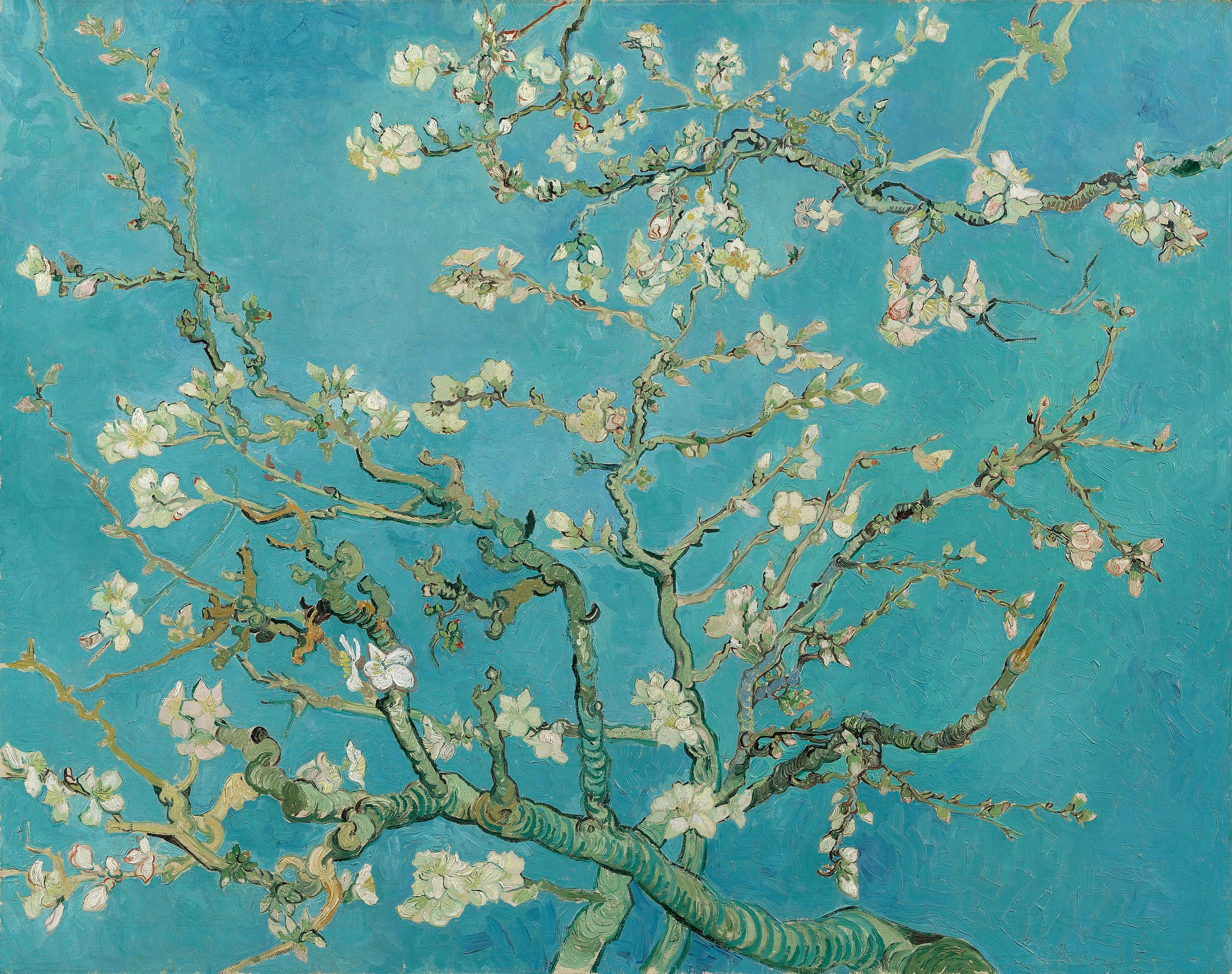 Çiçek Açmış Badem Ağacı - Vincent van Gogh