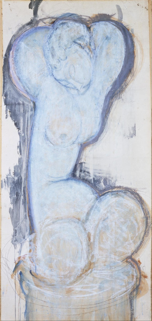 Reproduction du tableau « Cariatide - Amedeo Modigliani » par Alpha Reproduction en peinture à l’huile