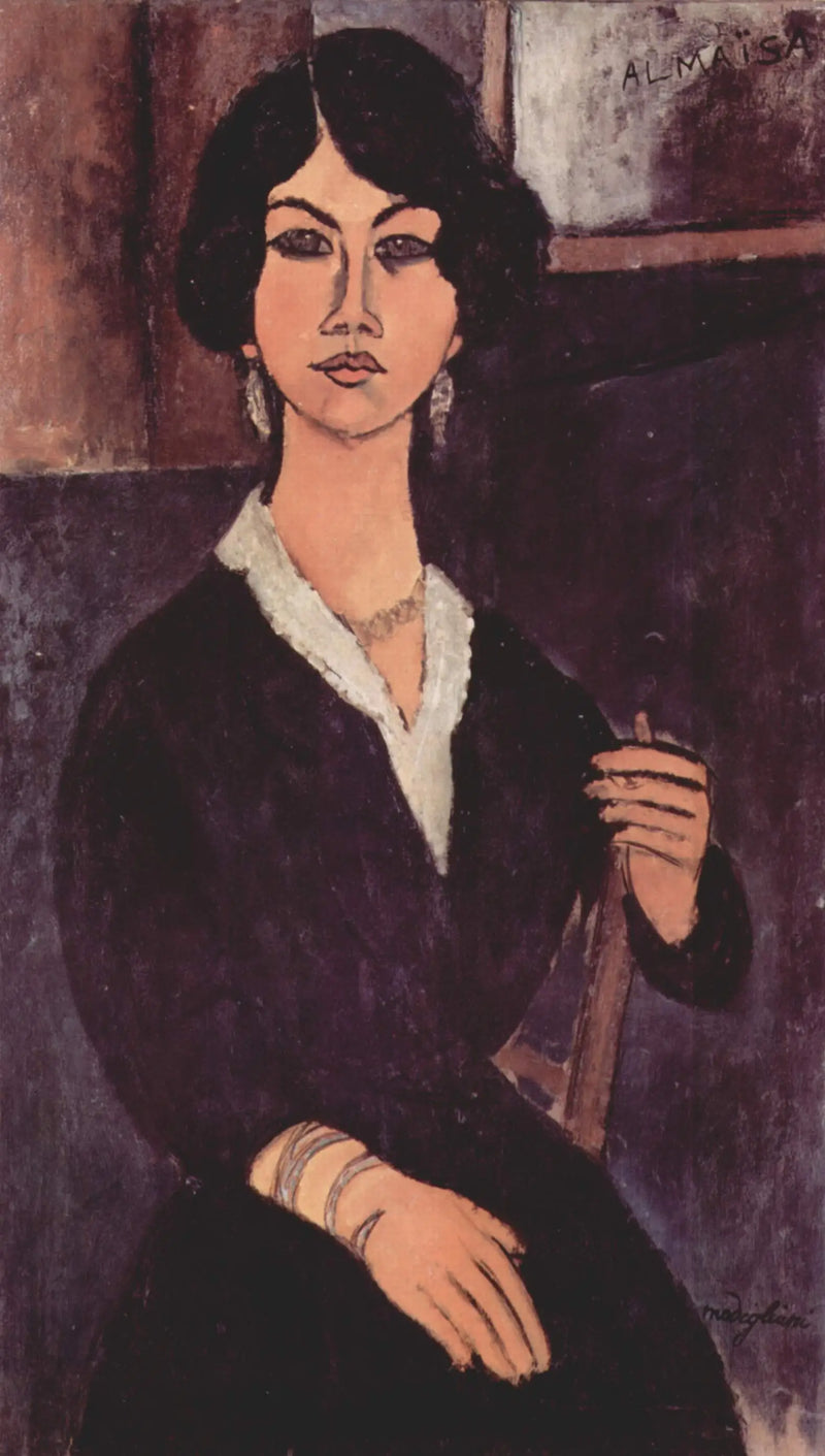 Almaiisa oturmuş - Amedeo Modigliani