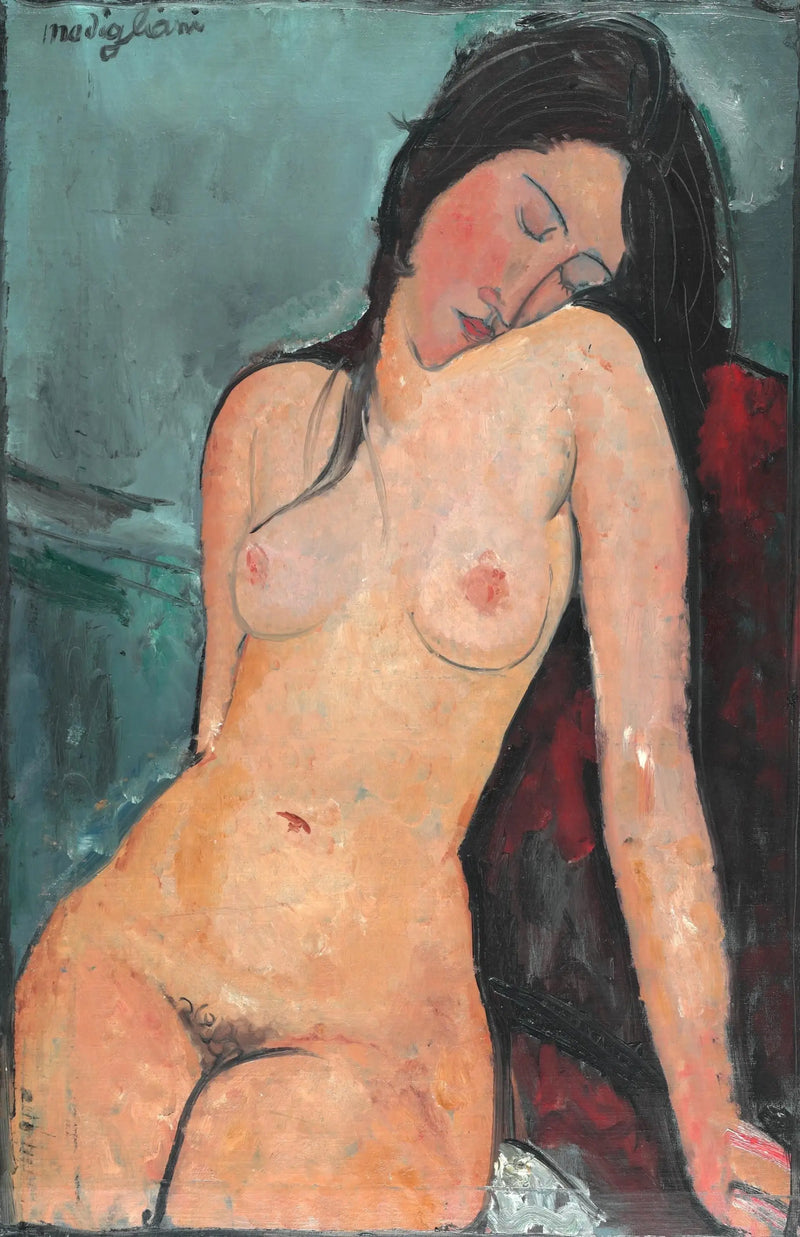 Oturan Nü - Amedeo Modigliani