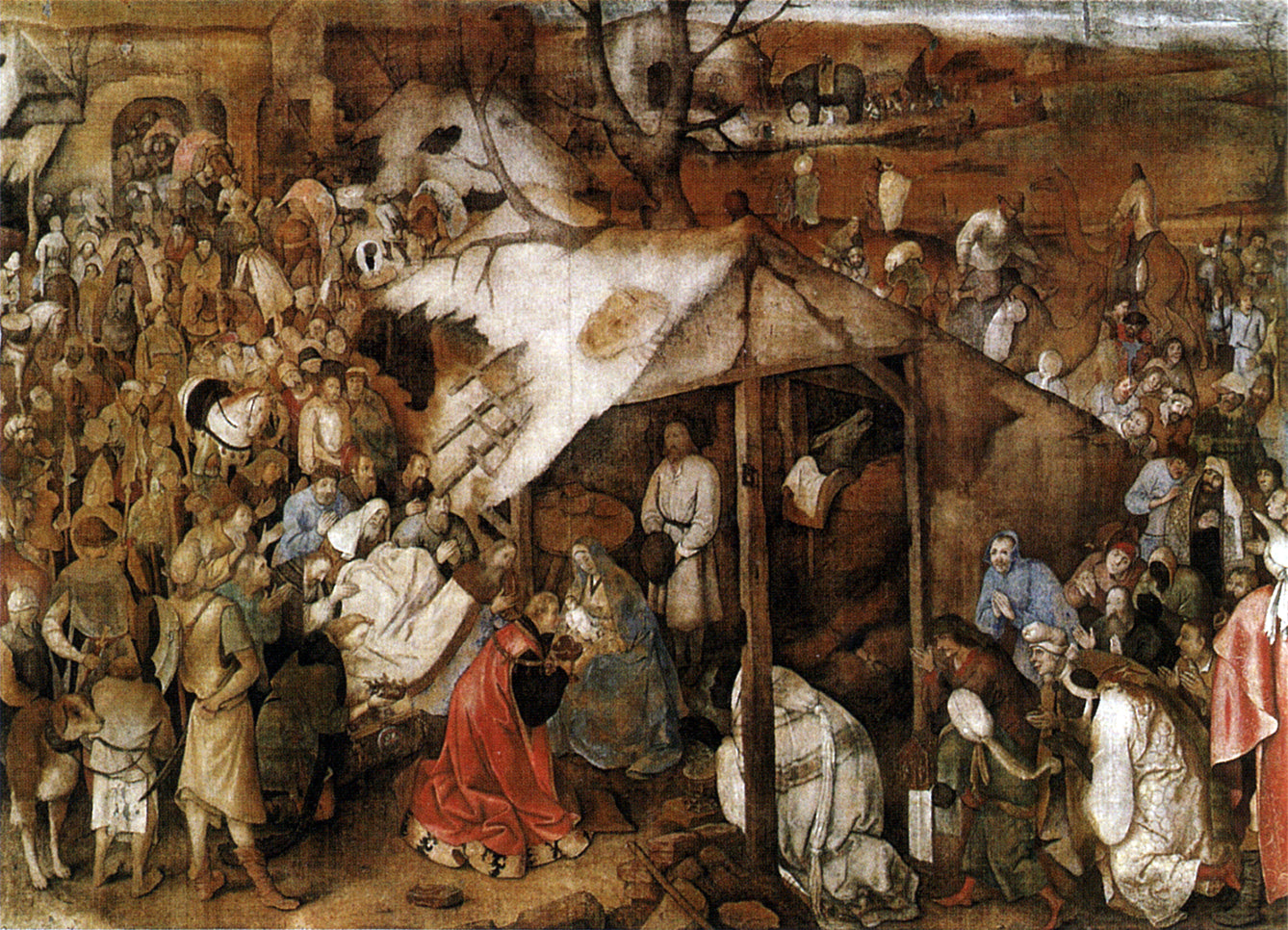 Magi'nin Tapınması - Pieter Brueghel the Elder