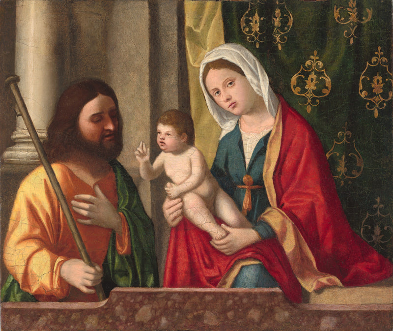 La Vierge à l'Enfant avec saint Jacques le Grand - Andrea Previtali