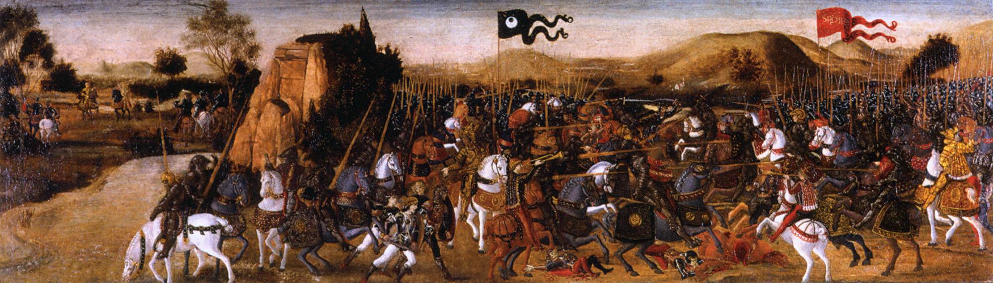 La Bataille de Pydna - Andrea del Verrocchio