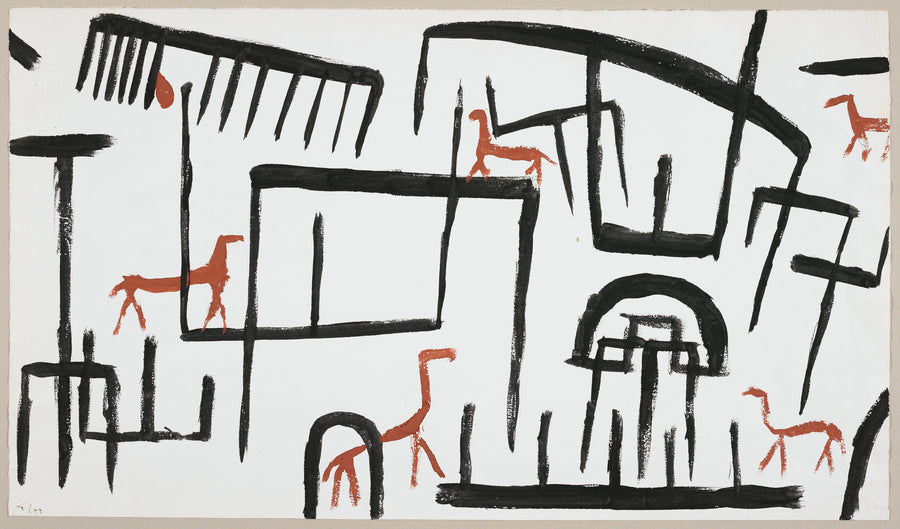 Animals in an Enclosure - Paul Klee