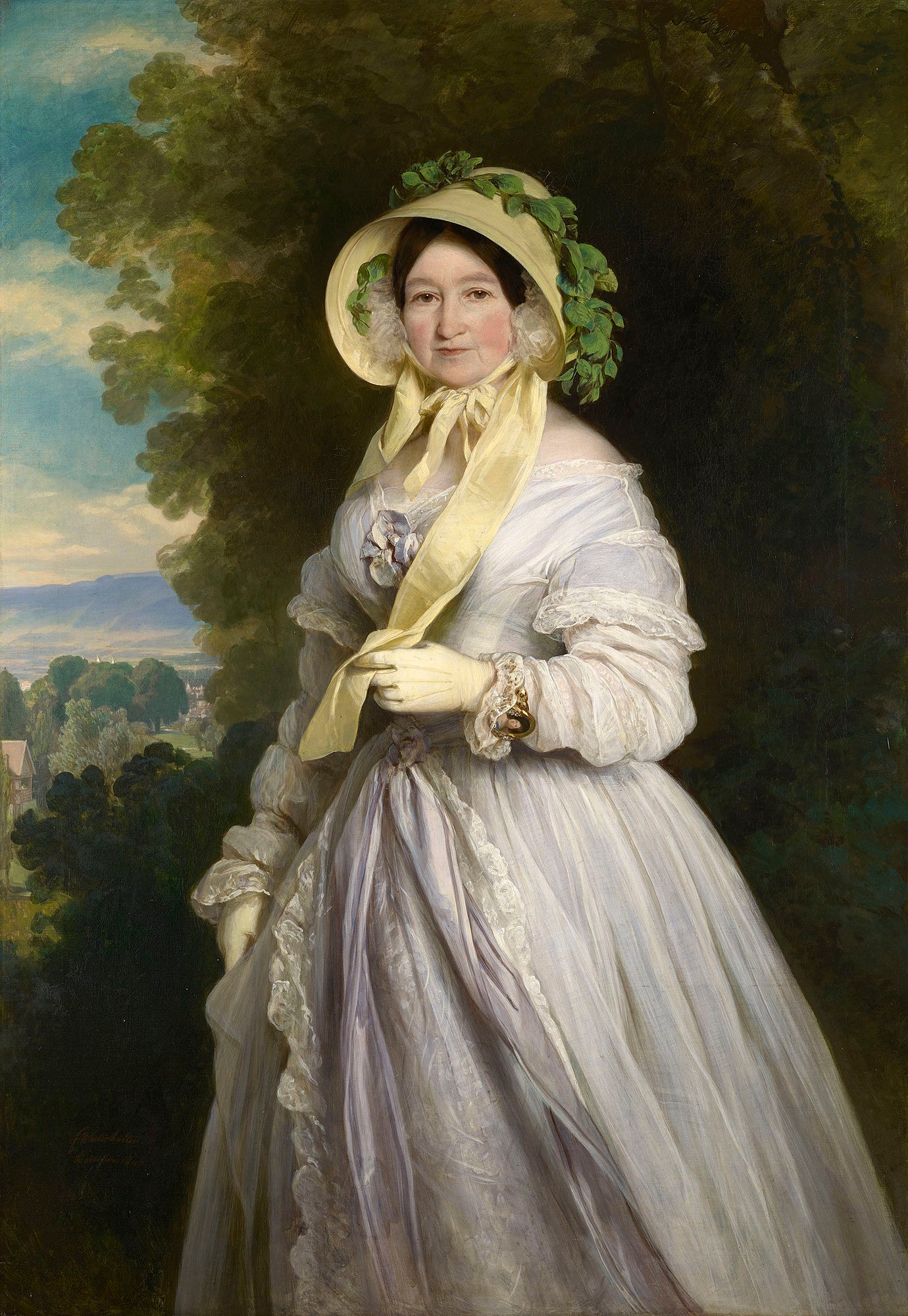 Portrait de Juliane, princesse de Saxe-Cobourg-Saalfield - Franz Xaver Winterhalter