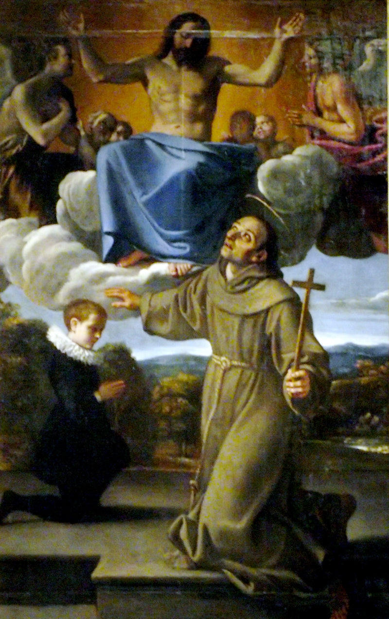 Juan de Herrera'nın Oğlu İsa'yı Christ'e Sunan Saint Diego d'Alcalá - Annibale Carracci