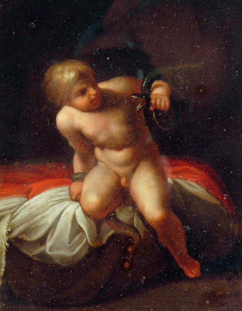 Çocuk Herkül - Annibale Carracci