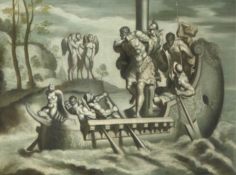 Ulysse ve denizkızları - Annibale Carracci