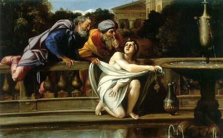 Suzanne ve yaşlılar - Annibale Carracci