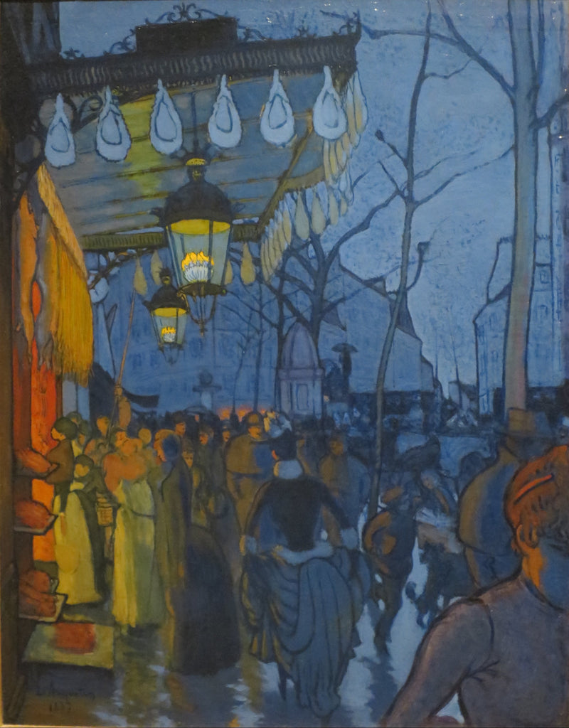 Clichy Caddesi, Akşam Beşiği - Louis Anquetin