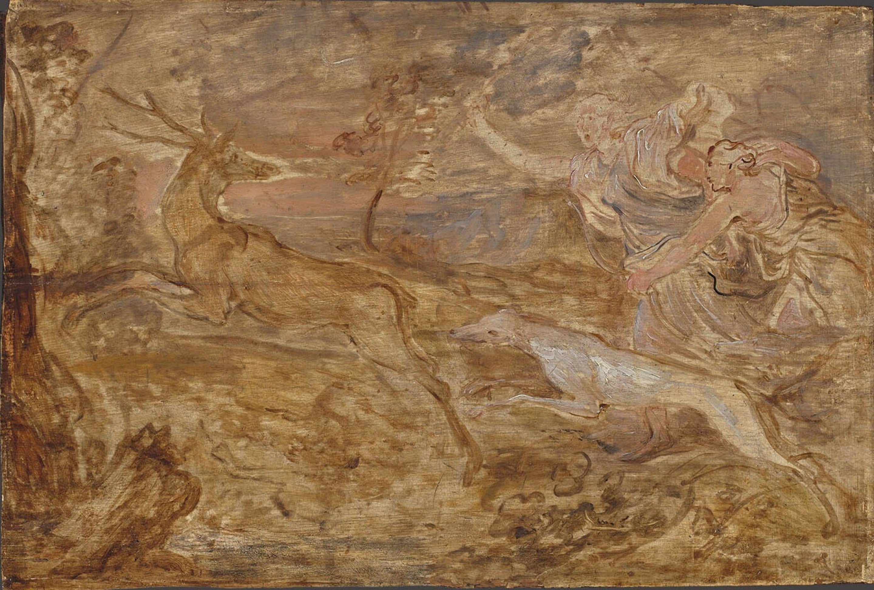 Diana chasse le cerf - Antoine van Dyck