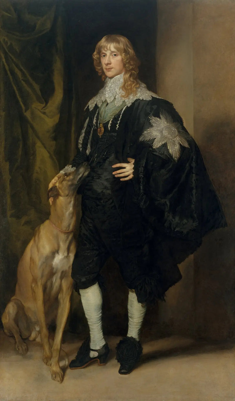 James Stuart Dükü Lennox ve Richmond Portresi - Antoine van Dyck