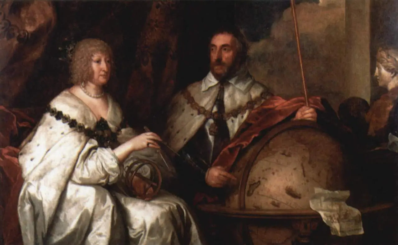 Le portrait malgache de Thomas Howard et de sa femme Aletheia Talbot - Antoine van Dyck - Alpha Reproduction