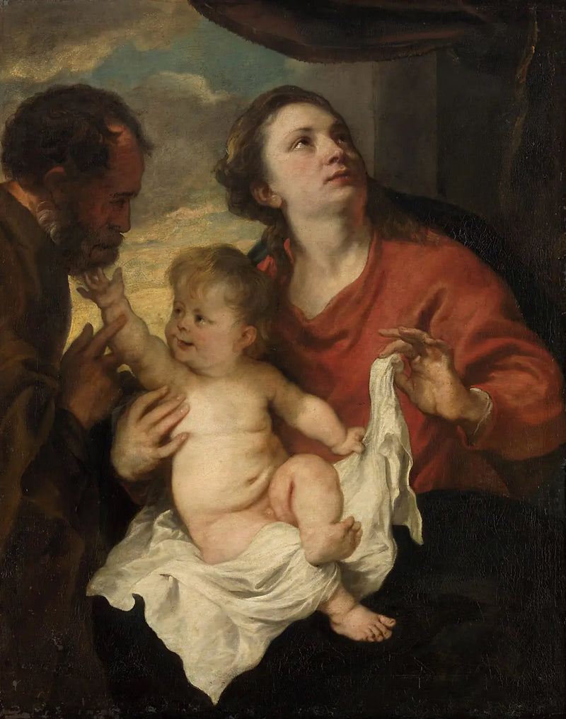 Kutsal Aile, « Trinitas terrestris » - Antoine van Dyck