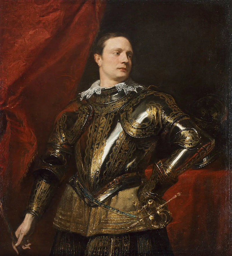 Genç bir generalin portresi - Antoine van Dyck