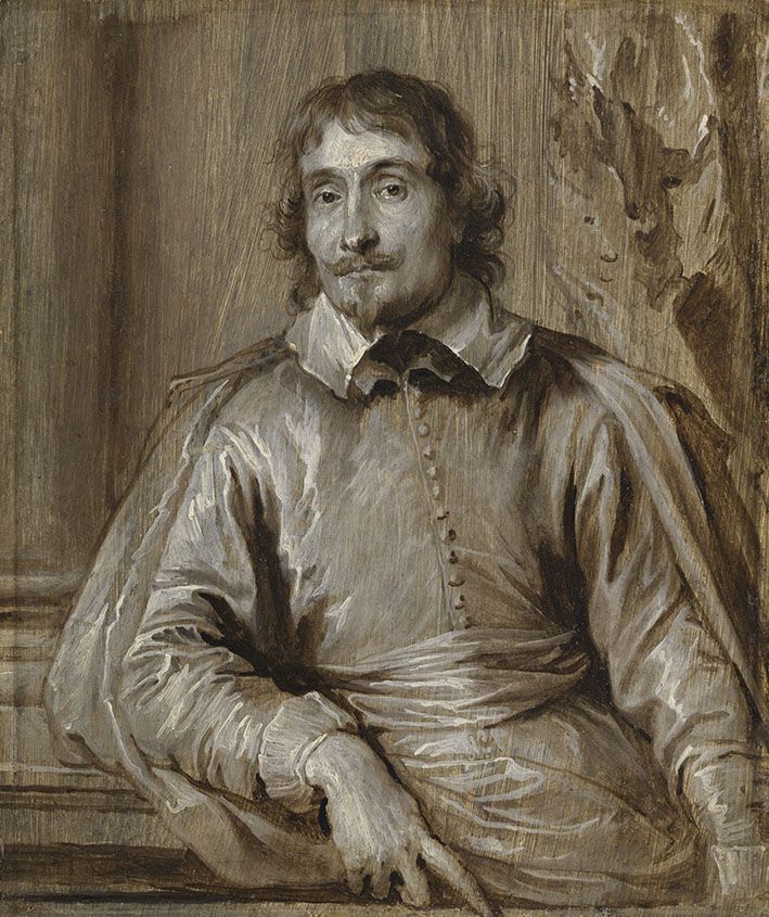 Portrait d'Alessandro Scaglia (grisaille) - Antoine van Dyck