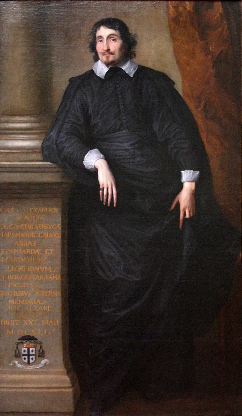 Cesare Alessandro Scaglia di Verrua, Staffarda ve Mandanici başrahibi - Antoine van Dyck