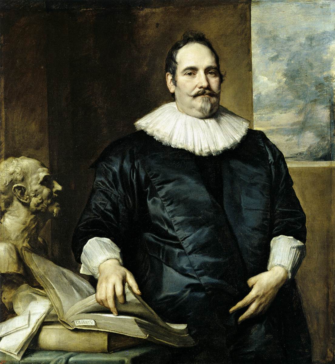 Portrait de Justus van Meerstraeten, époux d'Elisabeth van Assche - Antoine van Dyck