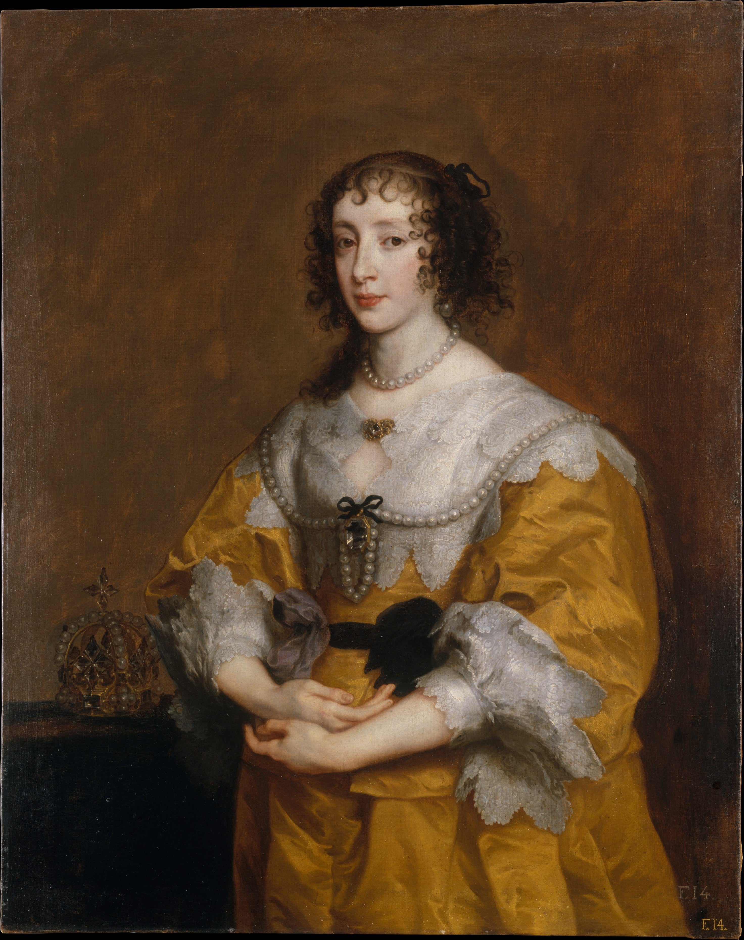La reine Henriette Marie - Antoine van Dyck