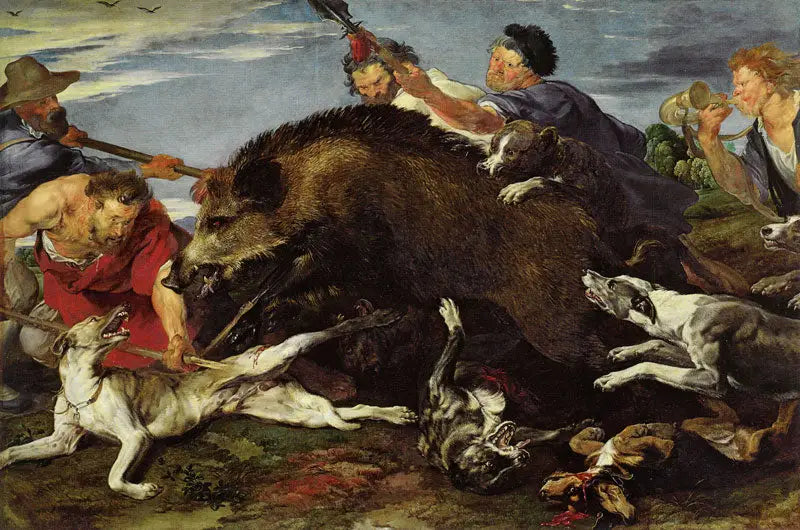 Chasse au sanglier - Antoine van Dyck - Alpha Reproduction