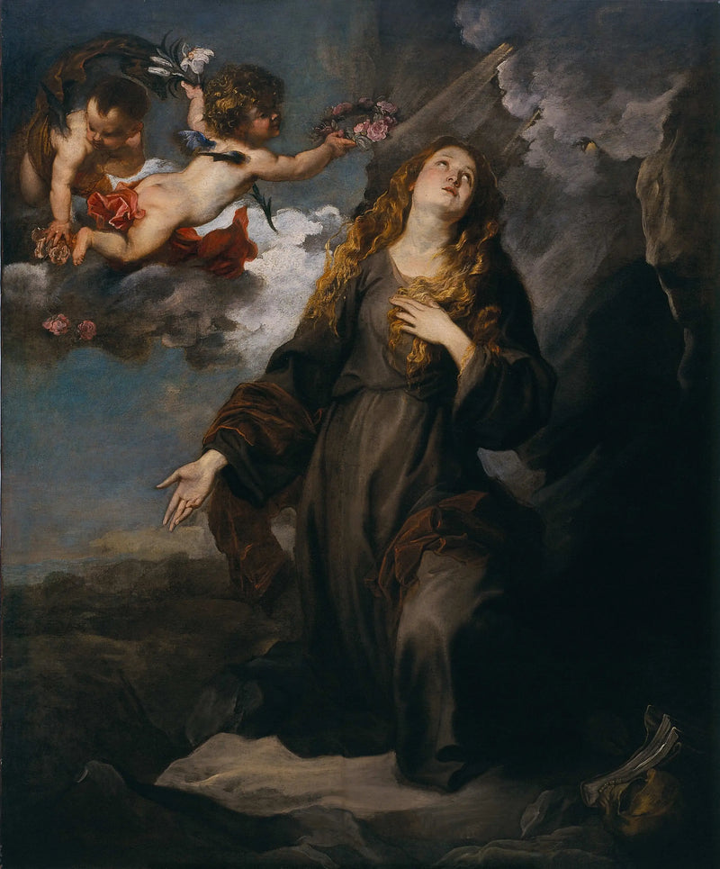 Azize Rosalie yüceliğinde - Antoine van Dyck