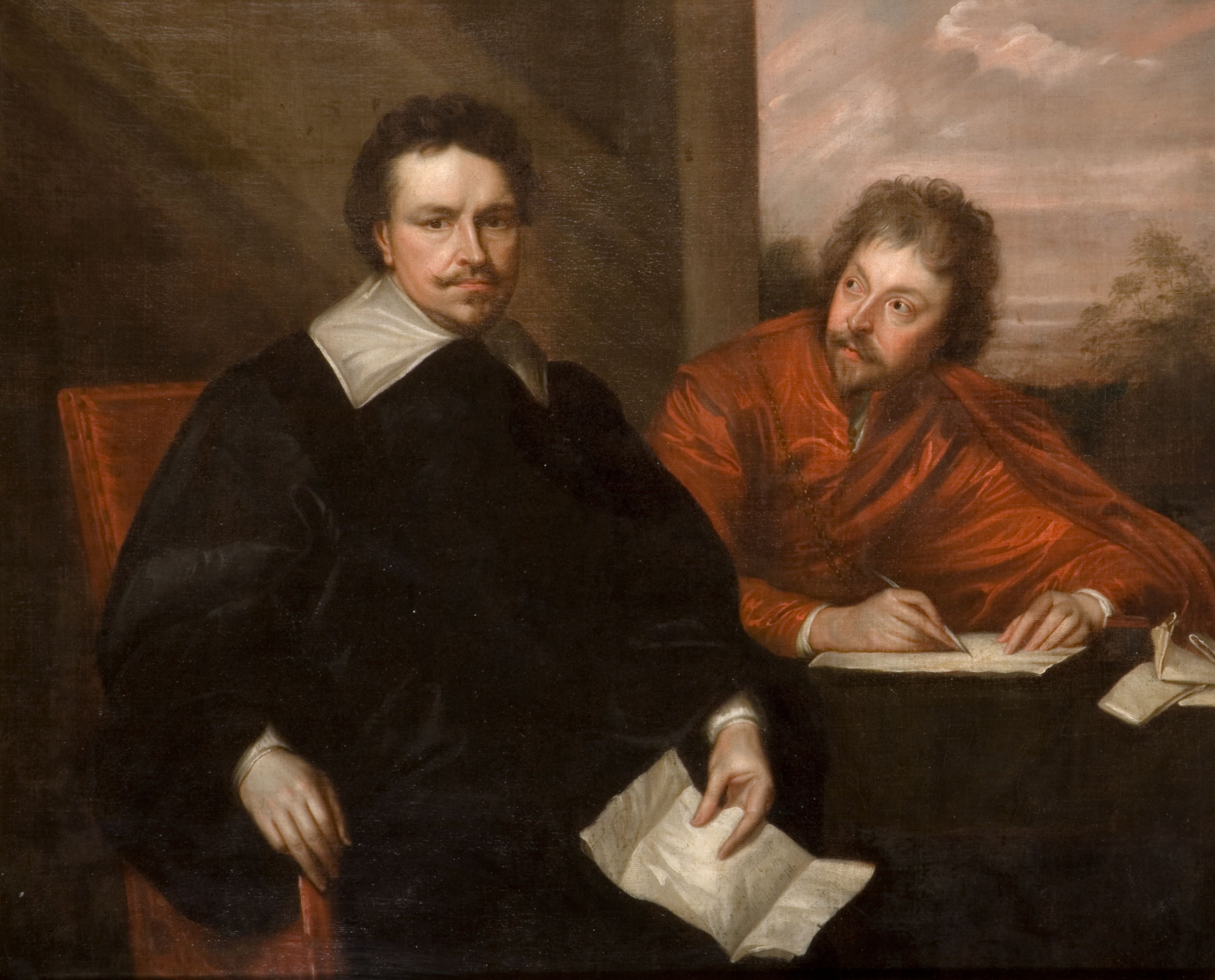 Lord Strafford et son secrétaire Sir P Mainwaring - Antoine van Dyck