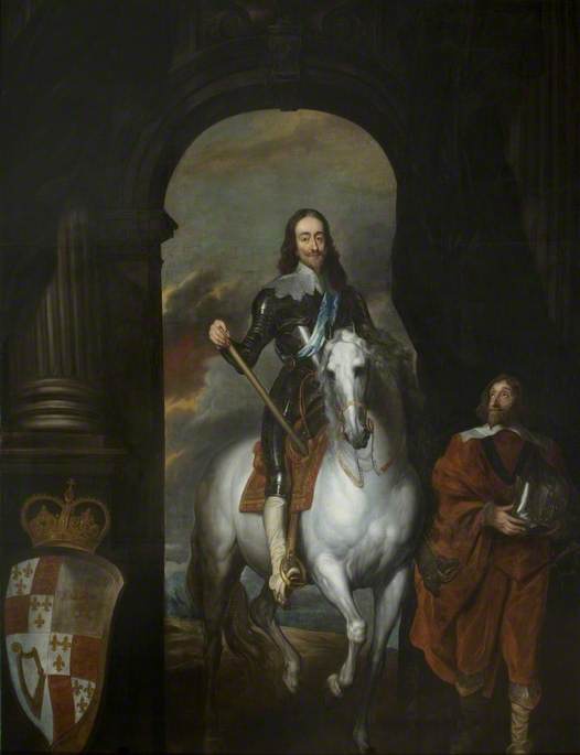 Charles Ier (1600-1649), sur un cheval blanc - Antoine van Dyck