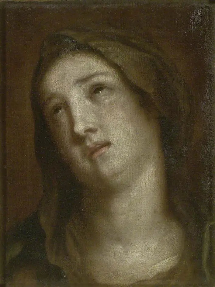 Tête de la Vierge en deuil - Antoine van Dyck - Alpha Reproduction