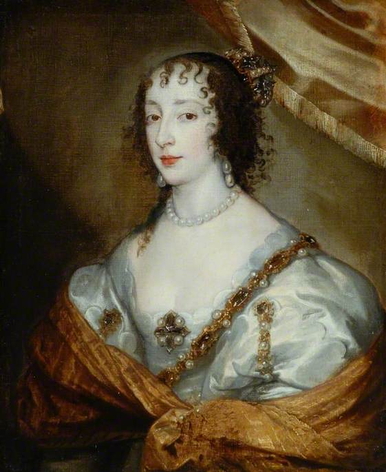 La reine Henriette Marie (1609–1669) - Antoine van Dyck