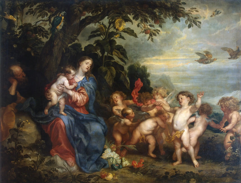 Mısır'a Kaçışta Dinlenme - Antoine van Dyck