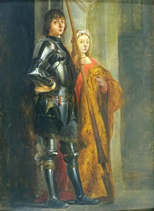 Aziz Georges ve Cécile (Antonello da Messina'ya göre) - David Teniers genç