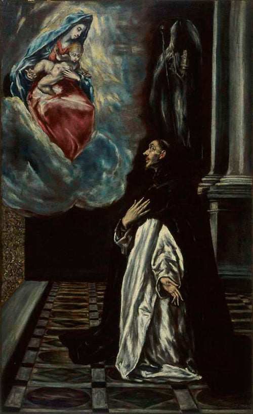 L'Apparition de la Vierge à Saint Hyacinthe - El Greco