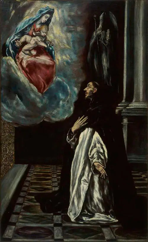 Bakire'nin Saint Hyacinthe'deki Görünüşü - El Greco