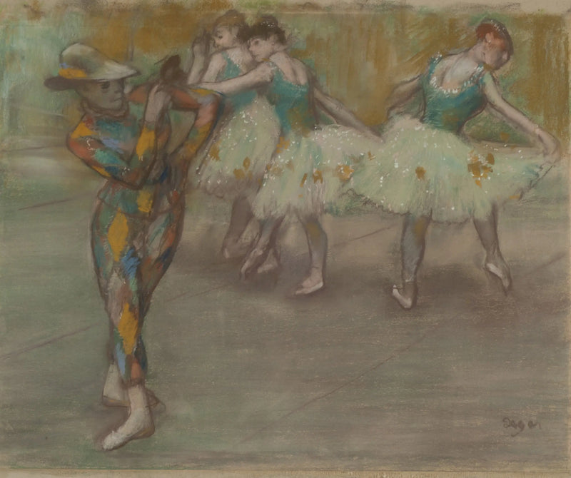 Arlequin Dansı - Edgar Degas