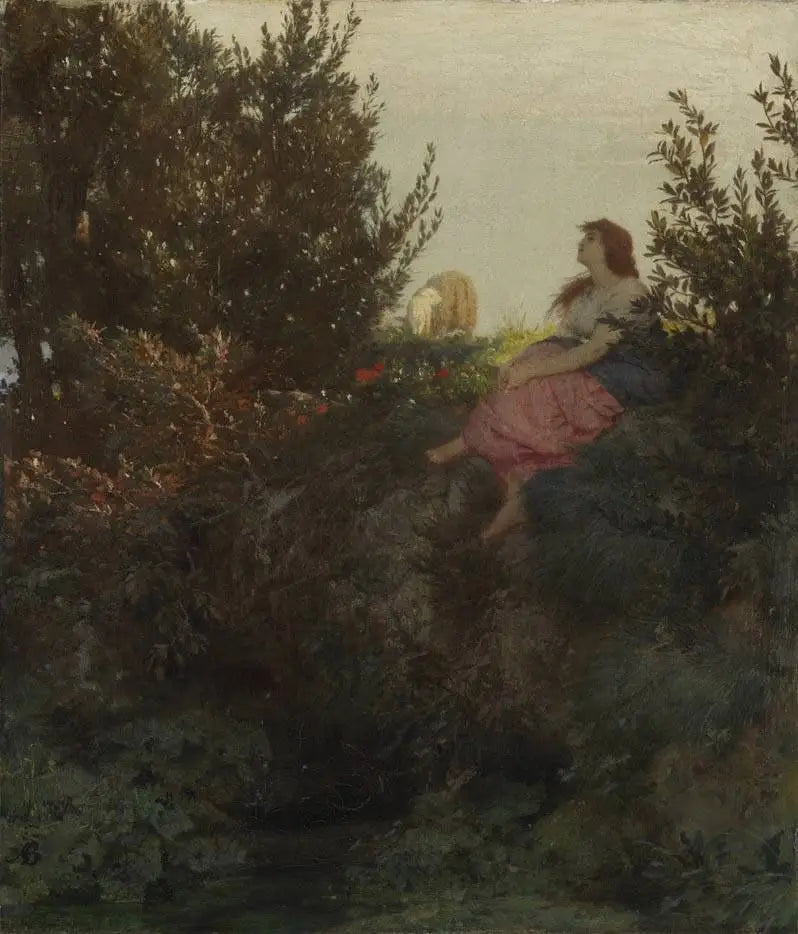 Bergère - Arnold Böcklin - Alpha Reproduction