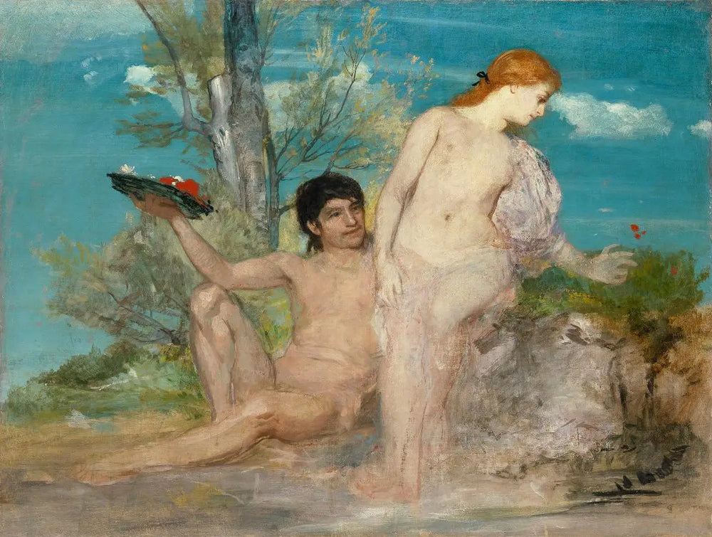 Idylle - Arnold Böcklin - Alpha Reproduction