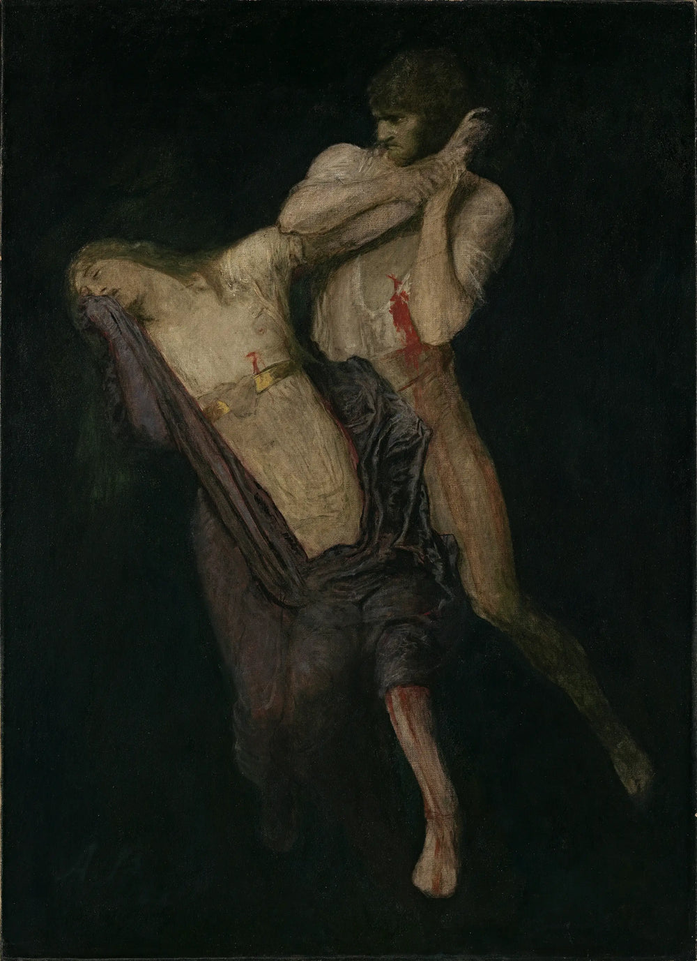 Paolo et Francesca - Arnold Böcklin - Alpha Reproduction